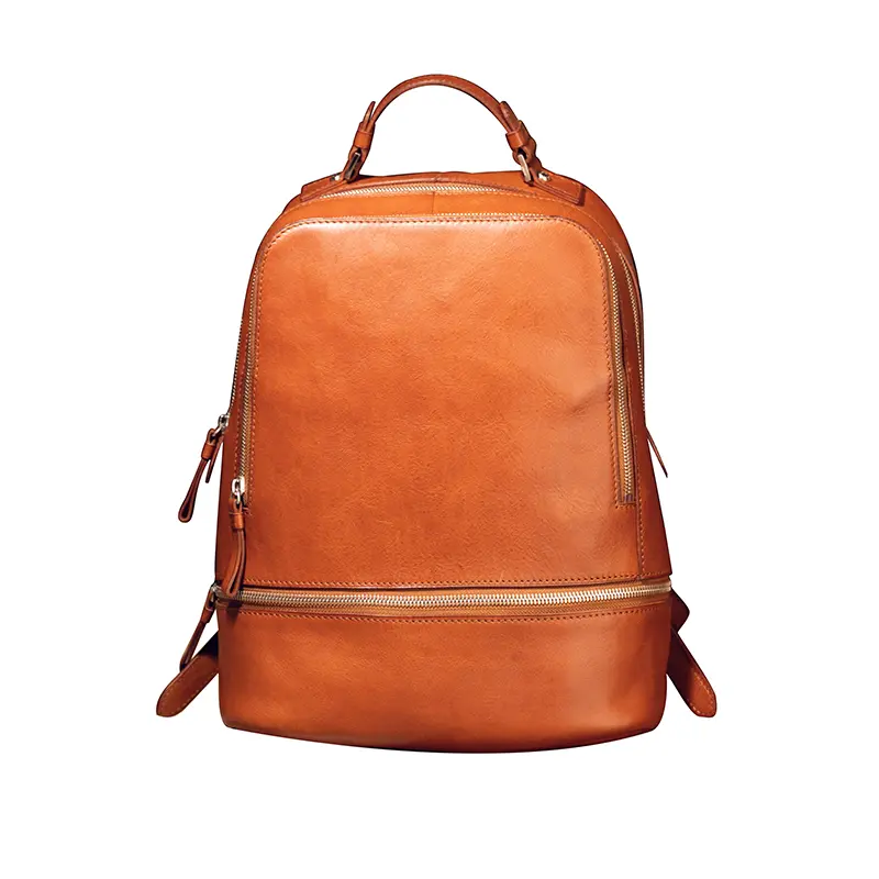 Mochila de couro curtido vegetal